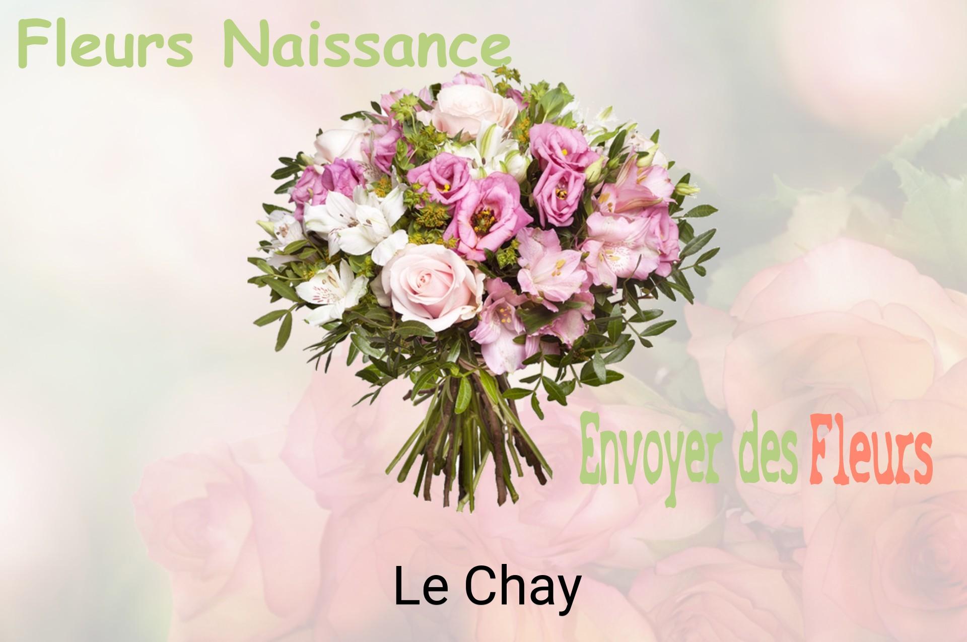 Bouquet de fleurs de naissance livré à Le Chay